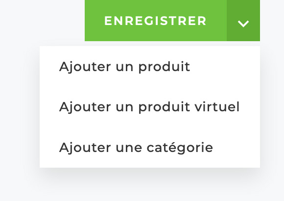 Bouton d'action principal avec enregistrement