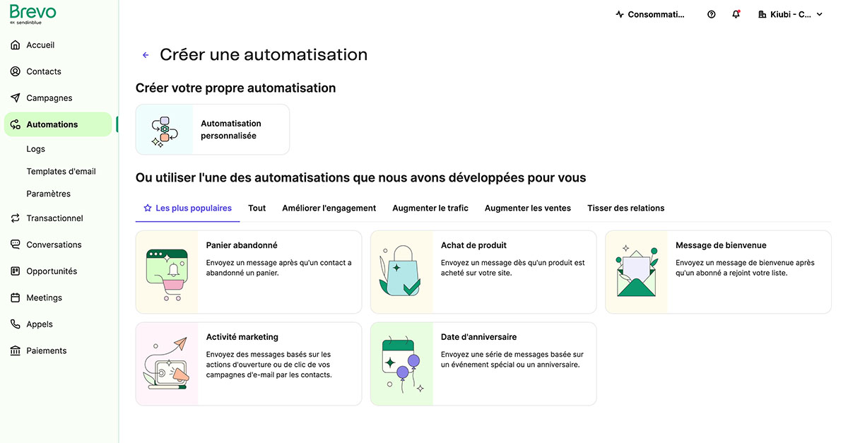 Quelques autres idées de scénarios